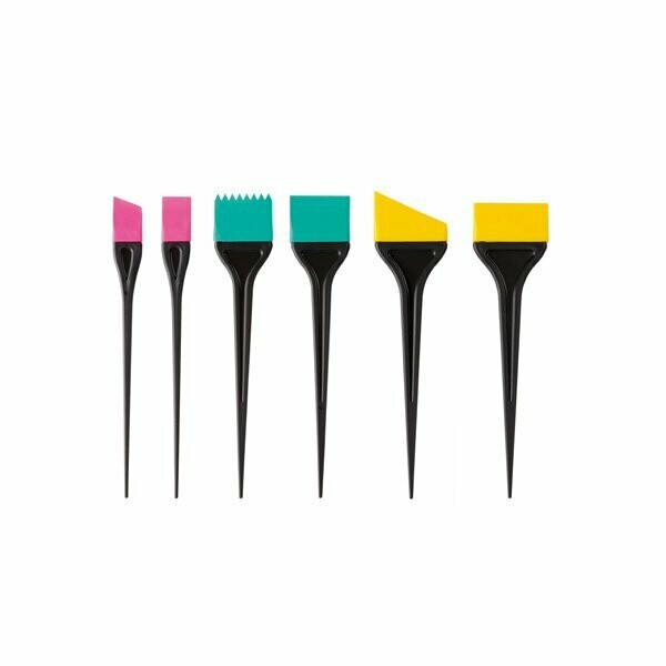 Paletinas de silicona para tinte  6x unidades tamaños y color surtido