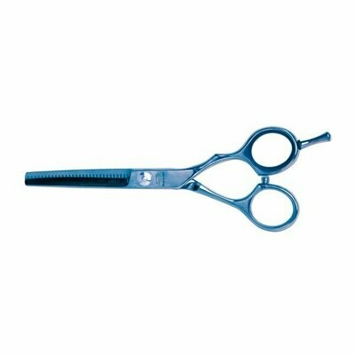 Tijera de esculpir profesional Action Line 5,5'' Azul