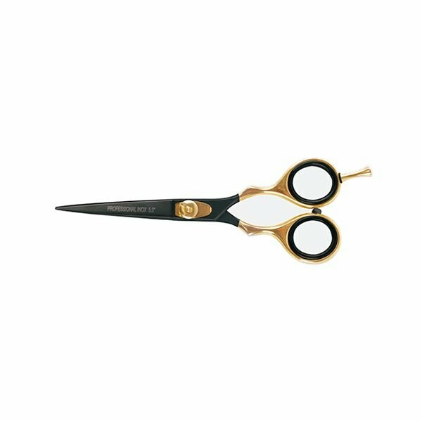 Tijera de corte peluquería profesional Black&Gold 5,5'' acabado mate