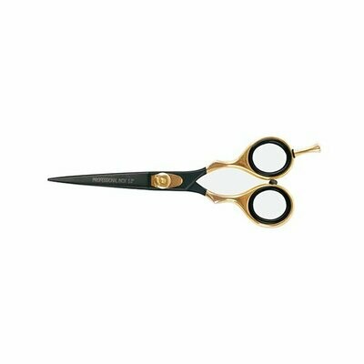 Tijera de corte peluquería profesional Black&Gold 5,5'' acabado mate