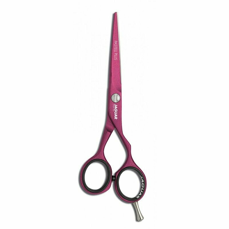 Tijera de corte Jaguar White Line Pastell Plus Offset Candy 5.5''