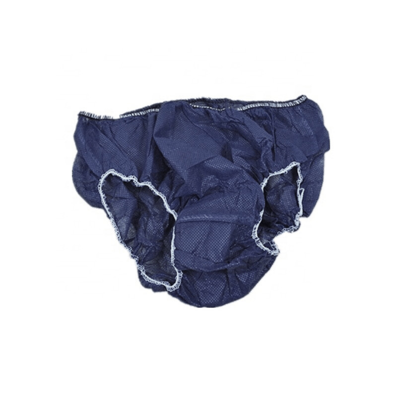 Calzoncillo desechable caballero azul paquete 25 unidades