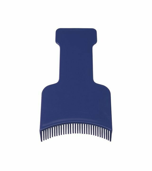 Paleta para mechas con peine pequeña color azul