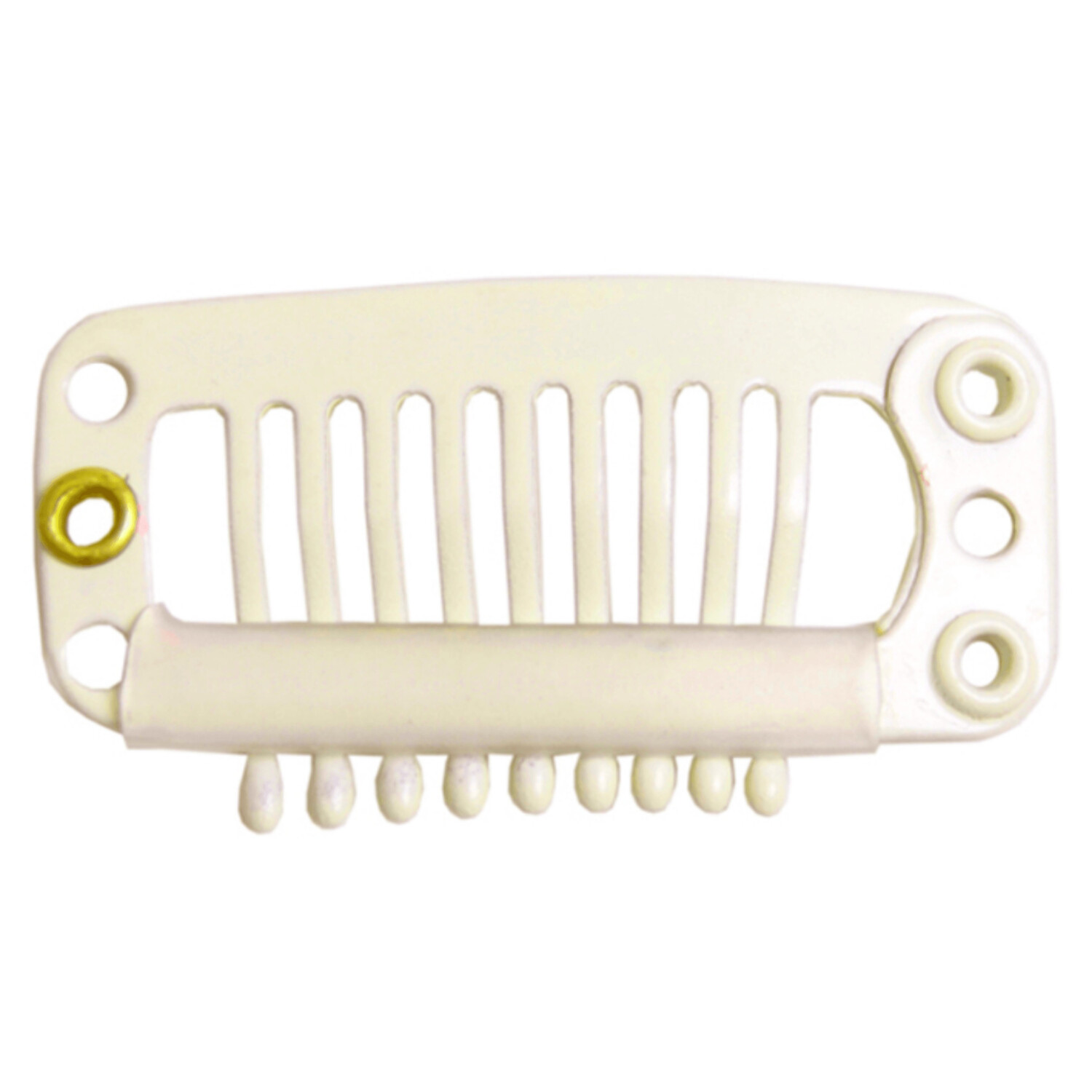 Clip para extensiones de pelo 3,2cm color rubio (unidad)