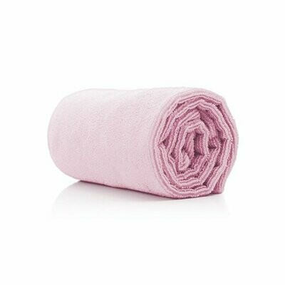 Toalla de peluquería microfibra 10uds color rosa
