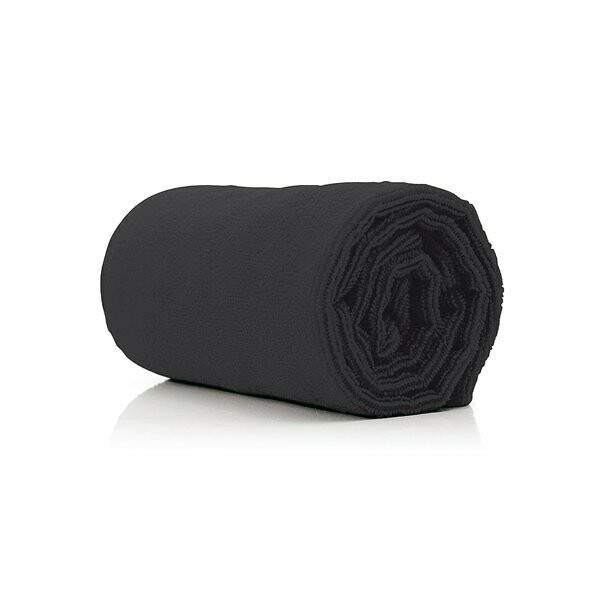 Toalla negra de peluquería Comfort 90x50cm algodón reciclado