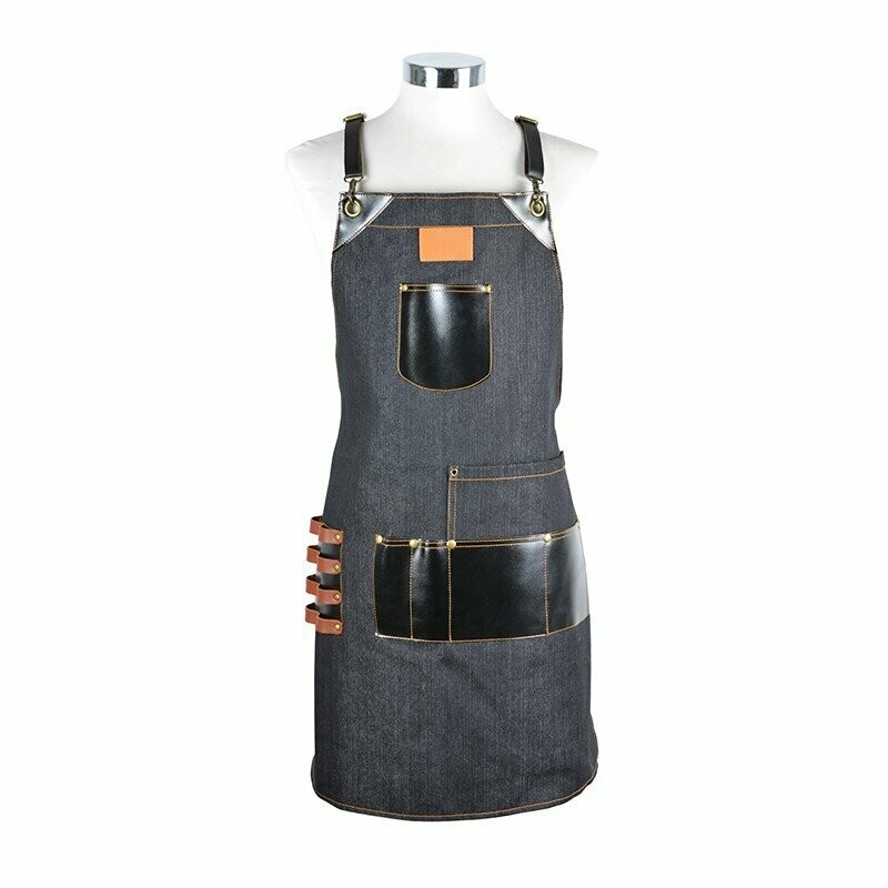 Delantal de barbero ajustable Jean