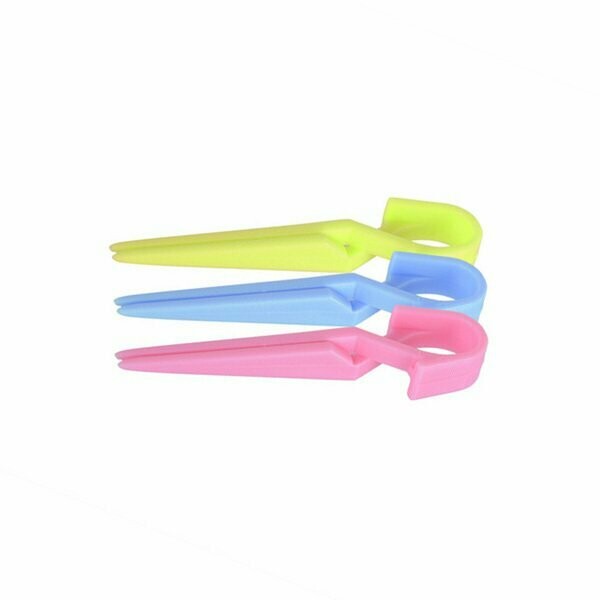 Pinzas clip plástico colores surtidos 100uds