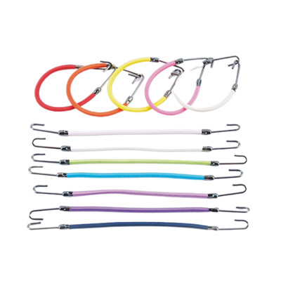 Goma gancho colores cartón 12 unidades Goma gancho colores cartón 12 unidades