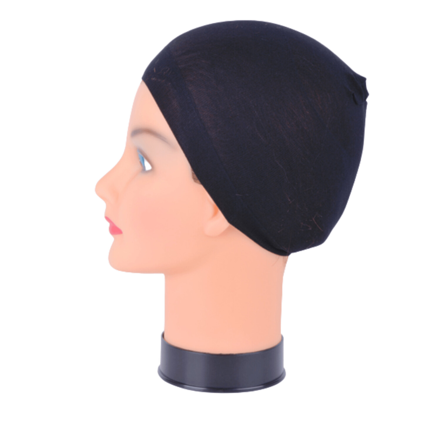 Gorro para peluca nylon banda ancha color negro