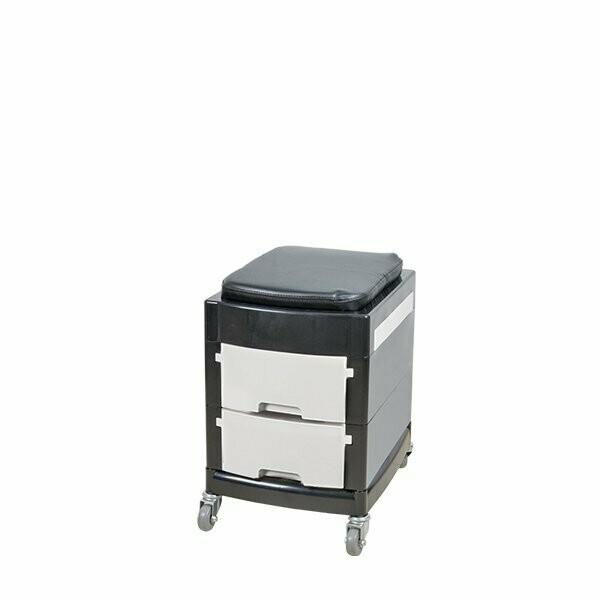 Carrito pedicura con asiento Ania Feet, ELEGIR COLOR: BLANCO