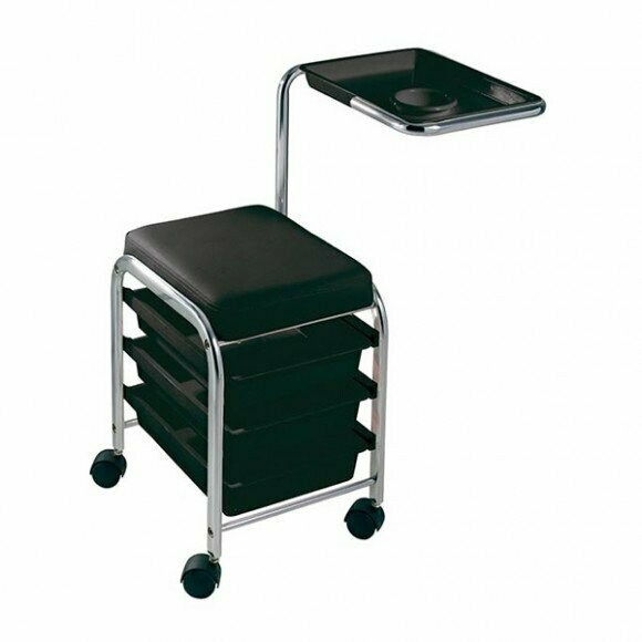 Carrito de manicura con asiento y bandeja superior MANI