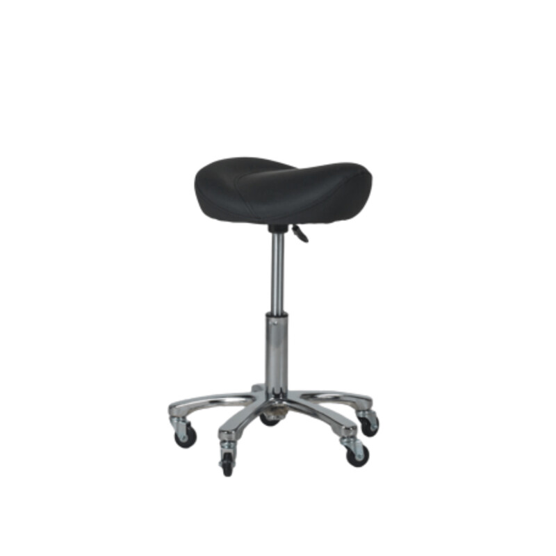 Taburete ergonómico con ruedas modelo Ariadna