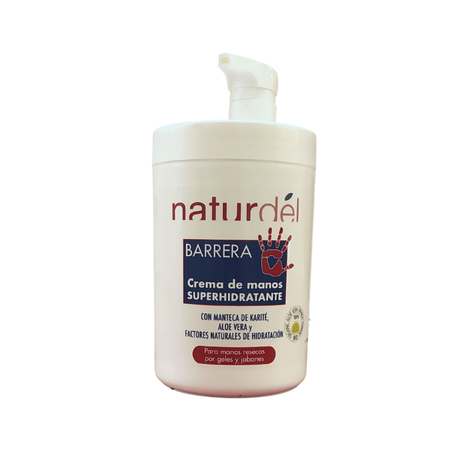 Crema de manos superhidratante con karité y aloe vera 1000ml