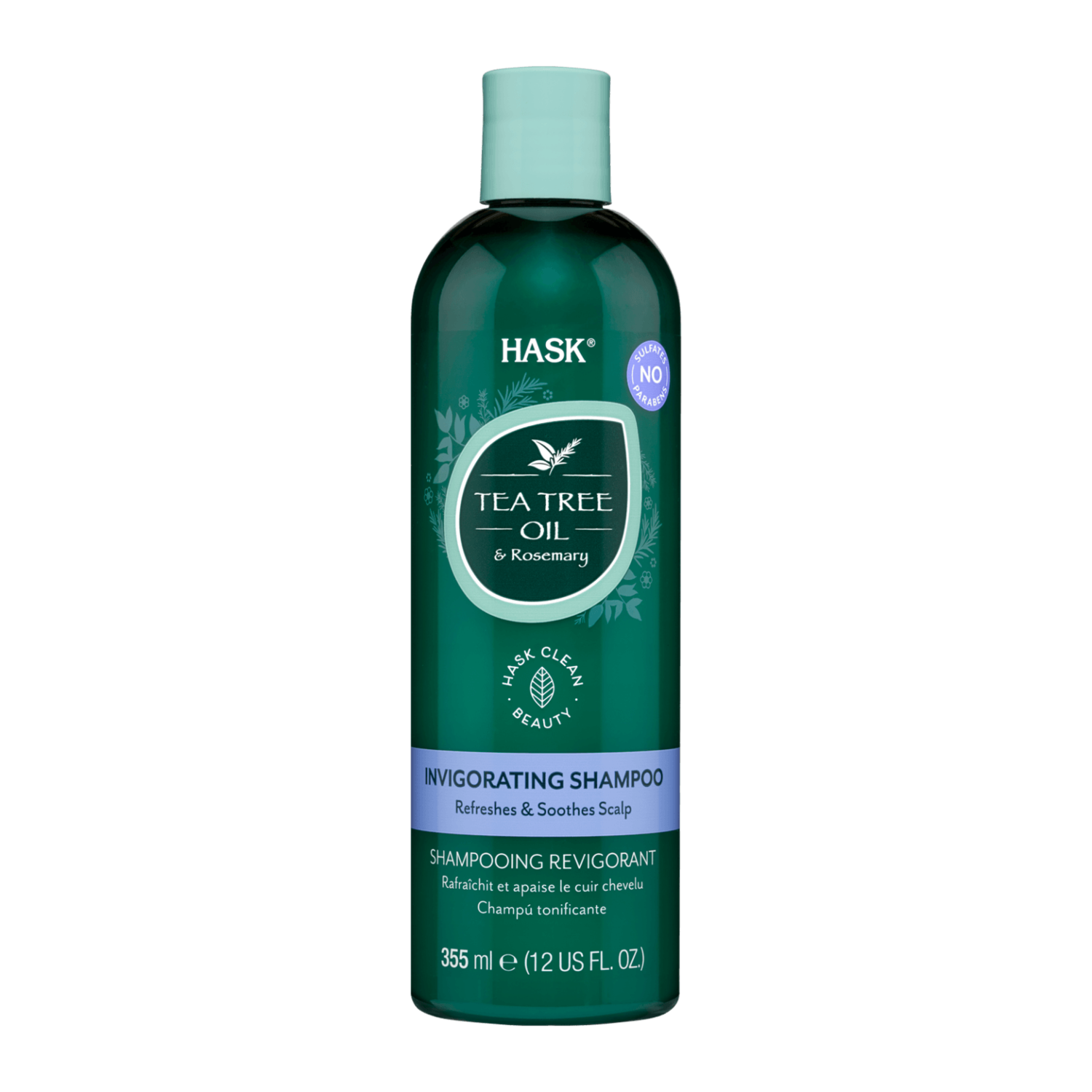 Hask Tea Tree Oil&Rosemary Invigorating Shampoo 355ml