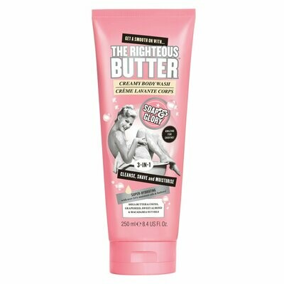 Soap & Glory The Righteous Butter 3 In 1 Creamy Body Wash 250ml