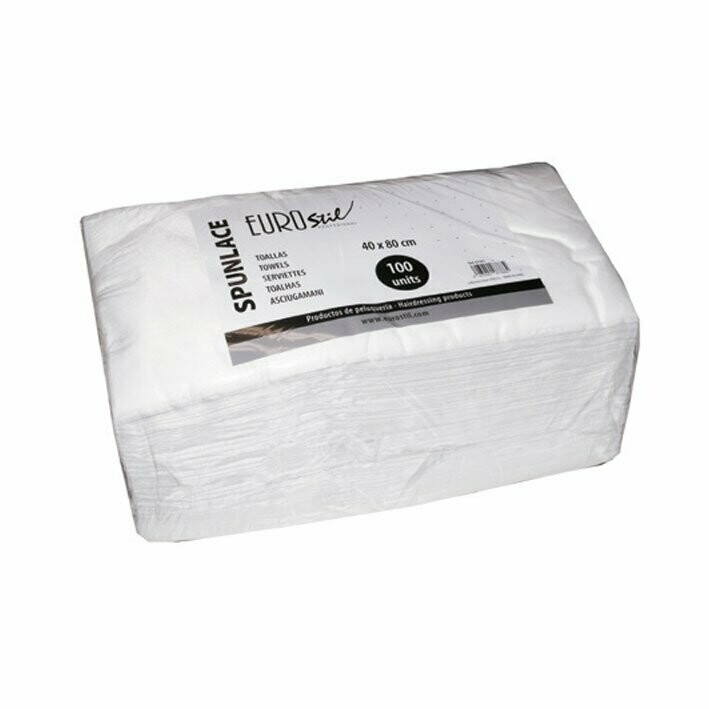 Eurostil Toallas desechables de Spunlace 40x80 paquete de 100uds