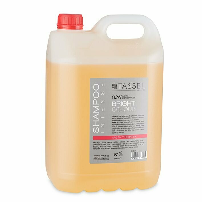 Champú a granel profesional BRIGHT COLOUR para cabello seco, teñido y decolorado 5L