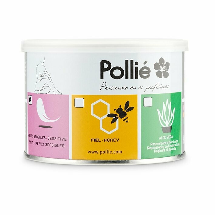 Lata de cera tibia para depilar miel 400g
