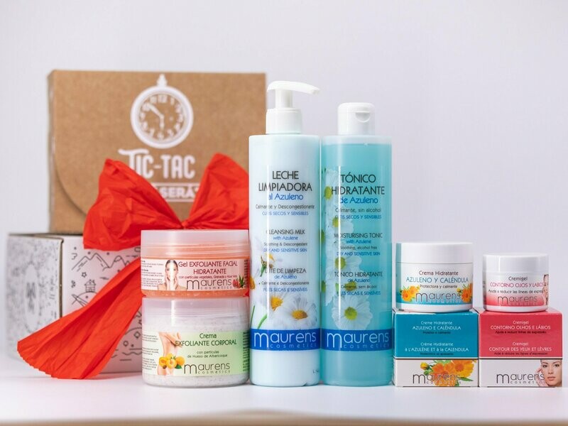 Beautybox cuidado facial y corporal Maurens Azuleno