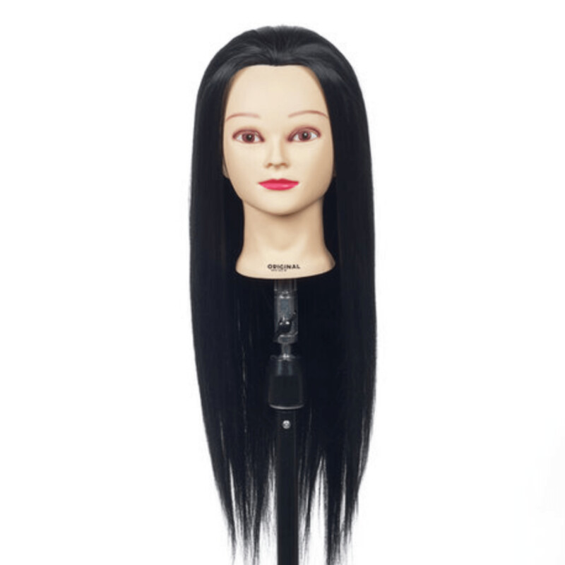Maniquí prácticas de peluquería Cabello Sintético 50-60cm