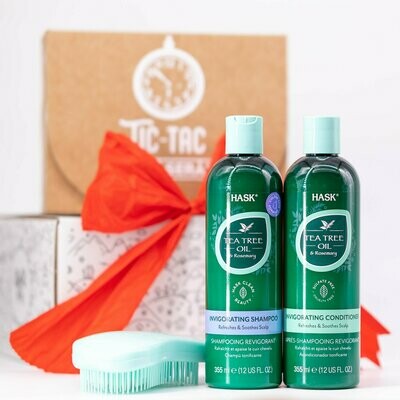 BeautyBox para el cuidado del cabello HASK Tea Tree Oil&Rosemary