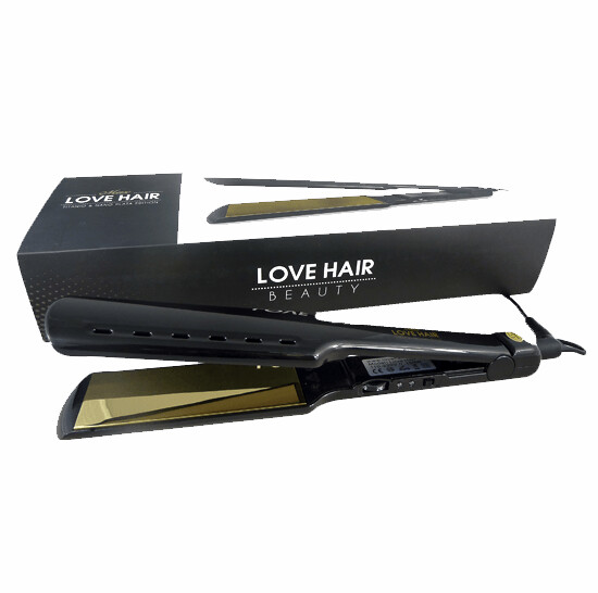 Love Hair Plancha de pelo Love Hair Beauty MAX Black placa de titanio
