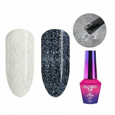 Molly Lac Hollywood Top Coat No wipe 5ml #Silver