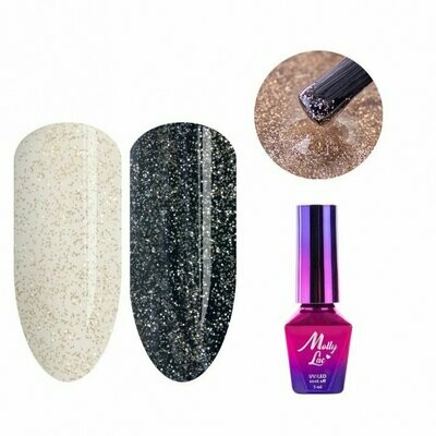 Molly Lac Hollywood Top Coat No wipe 5ml #Golden