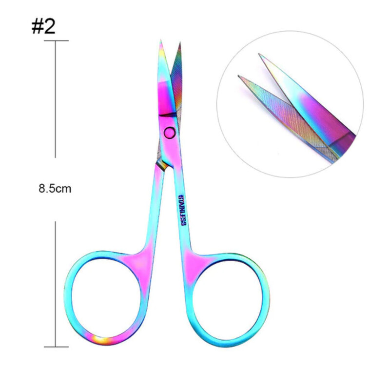 Tijera de manicura multi-función 8,5cm acero inoxidable unicornio