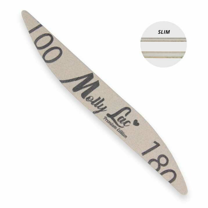 Molly Lac Lima de uñas doble punta granulado 100/180 Slim