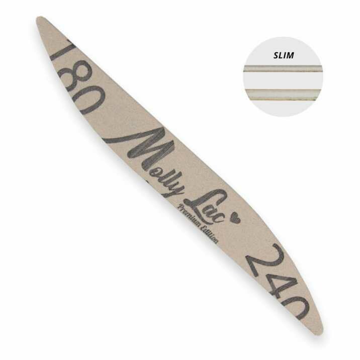 Molly Lac Lima de uñas doble punta granulado 180/240 Slim