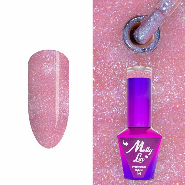 Molly Lac Esmalte Semipermanente 10ml Color 383 Bubbly Strawberry