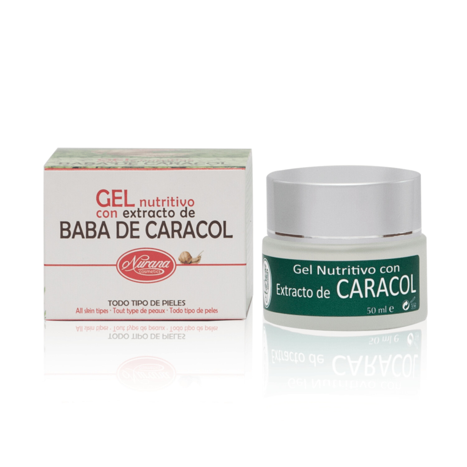 Nurana Gel Facial Nutritivo con Baba de Caracol 50ml