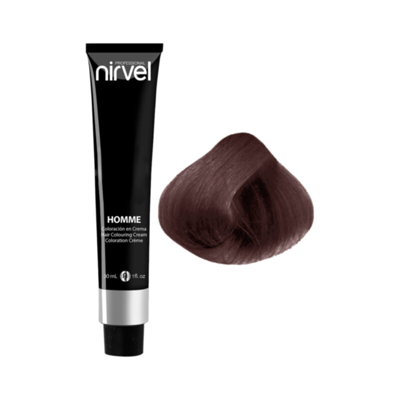 Nirvel Men 5 minutos Coloración en Crema CT6 Castaño Oscuro