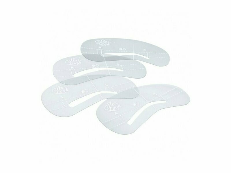 Plantillas para cejas Star Look Set de 4 plantillas