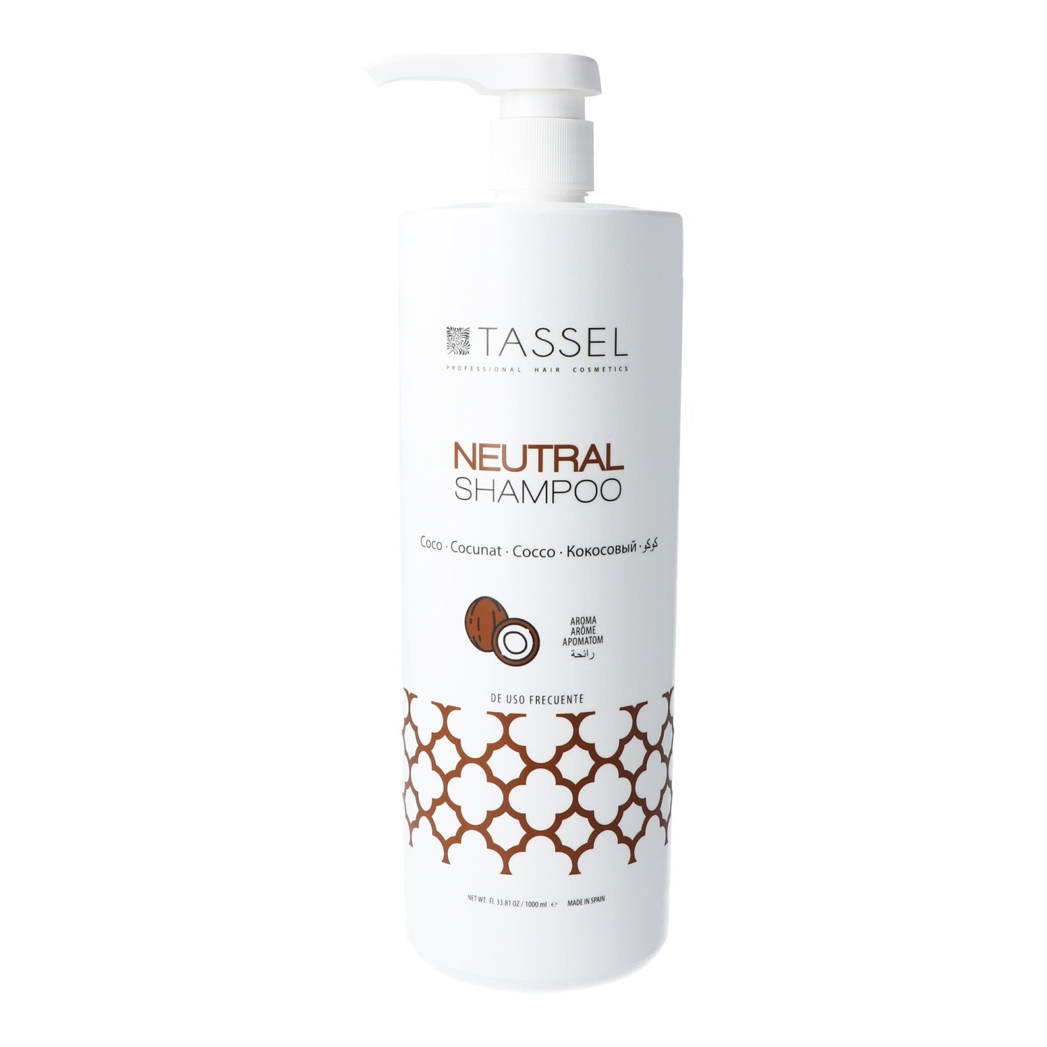 Tassel Champú neutro aroma de coco 1L