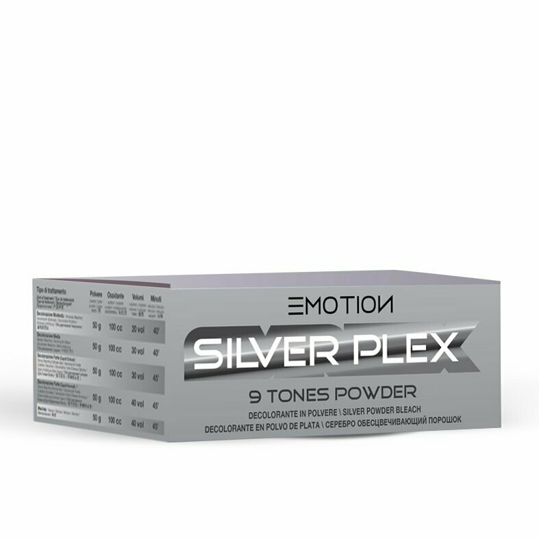 EMOTION Silver Plex polvo decolorante gris 500g