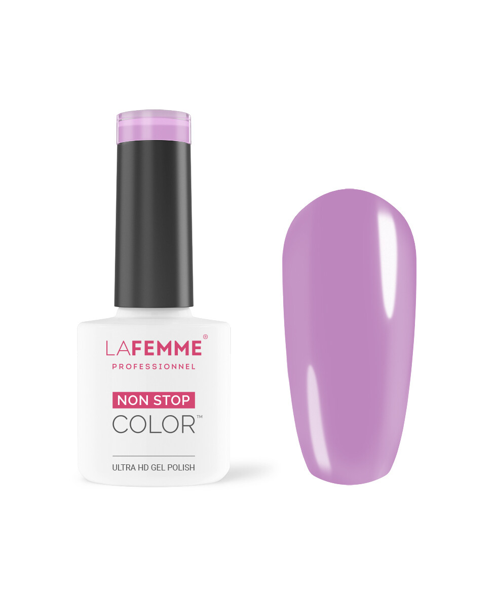 La Femme Esmalte Semipermanente Non-Stop Color Gel UV/LED  8g H275 Fancy Violet