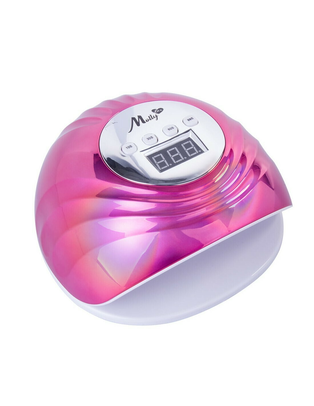 Molly Lac Lámpara de Uñas MollyLux Infinity LED/UV 86W Rosa Holográfico