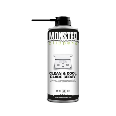 Monster Clipper Clean&Cool Blade Spray Limpiador y Refrigerante 400ml