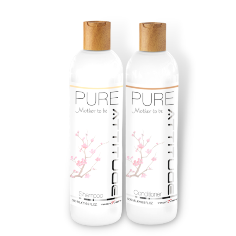 PURE Mother to Be Attitude Dúo Champú y Acondicionador 500ml