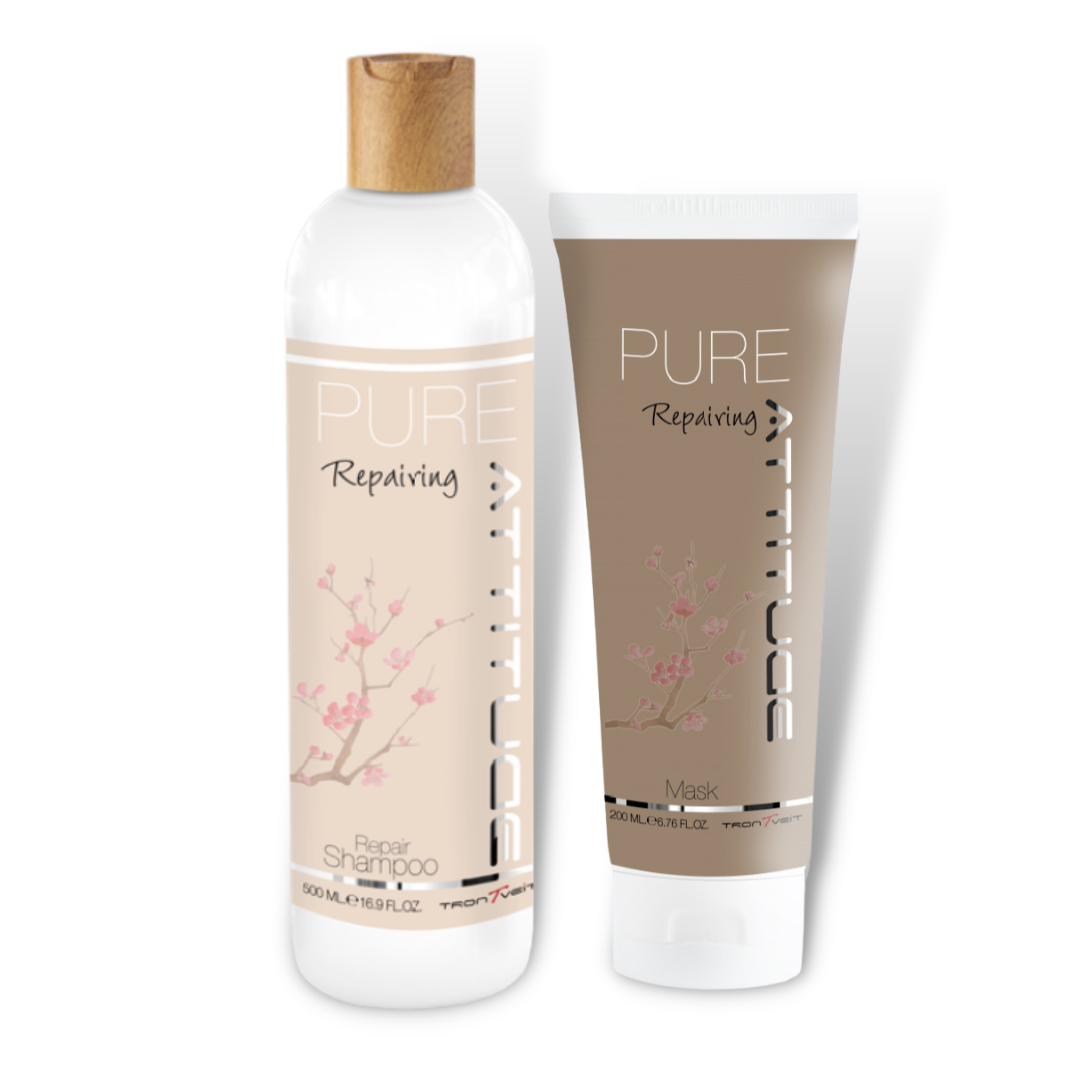 PURE Repairing ATTITUDE Dúo Champú 500ml y Mascarilla 200ml