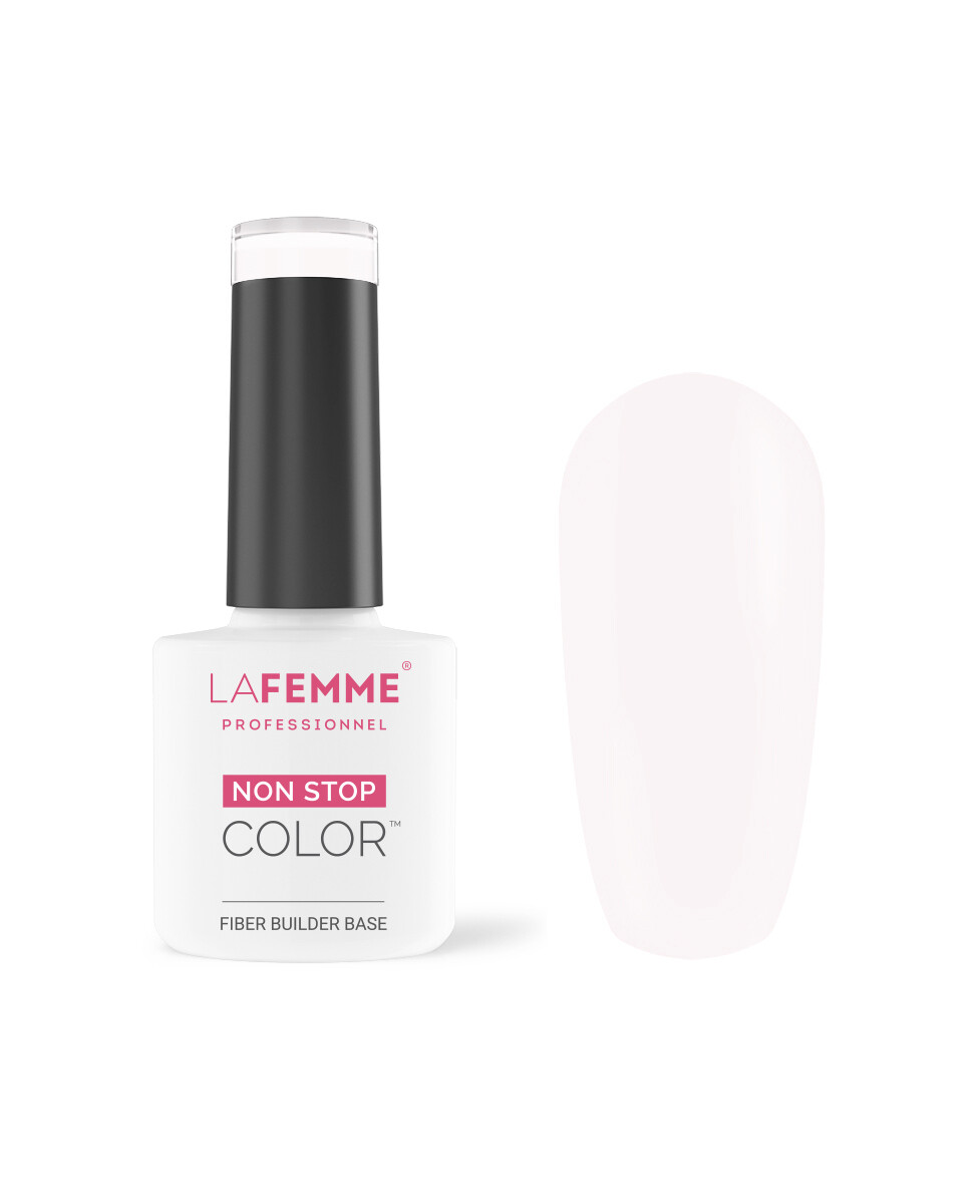 La Femme Fiber Builder Base With Vitamins 8g F001 Milky Pink