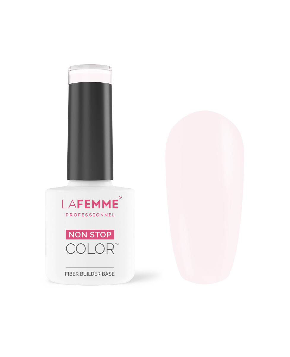 La Femme Fiber Builder Base With Vitamins 8g F003 Soft Pink