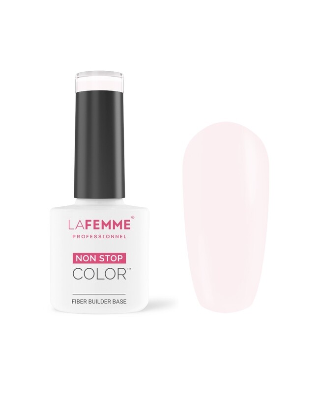 La Femme Fiber Builder Base With Vitamins 8g F003 Soft Pink