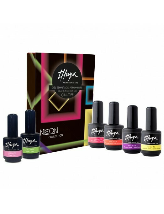 Thuya Kit Esmalte Permanente Gel On Off Neón Collection
