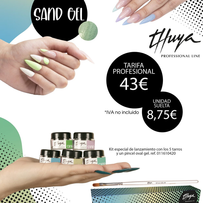 Thuya Kit Esmalte Permanente Gel Sand Gel By On-Off