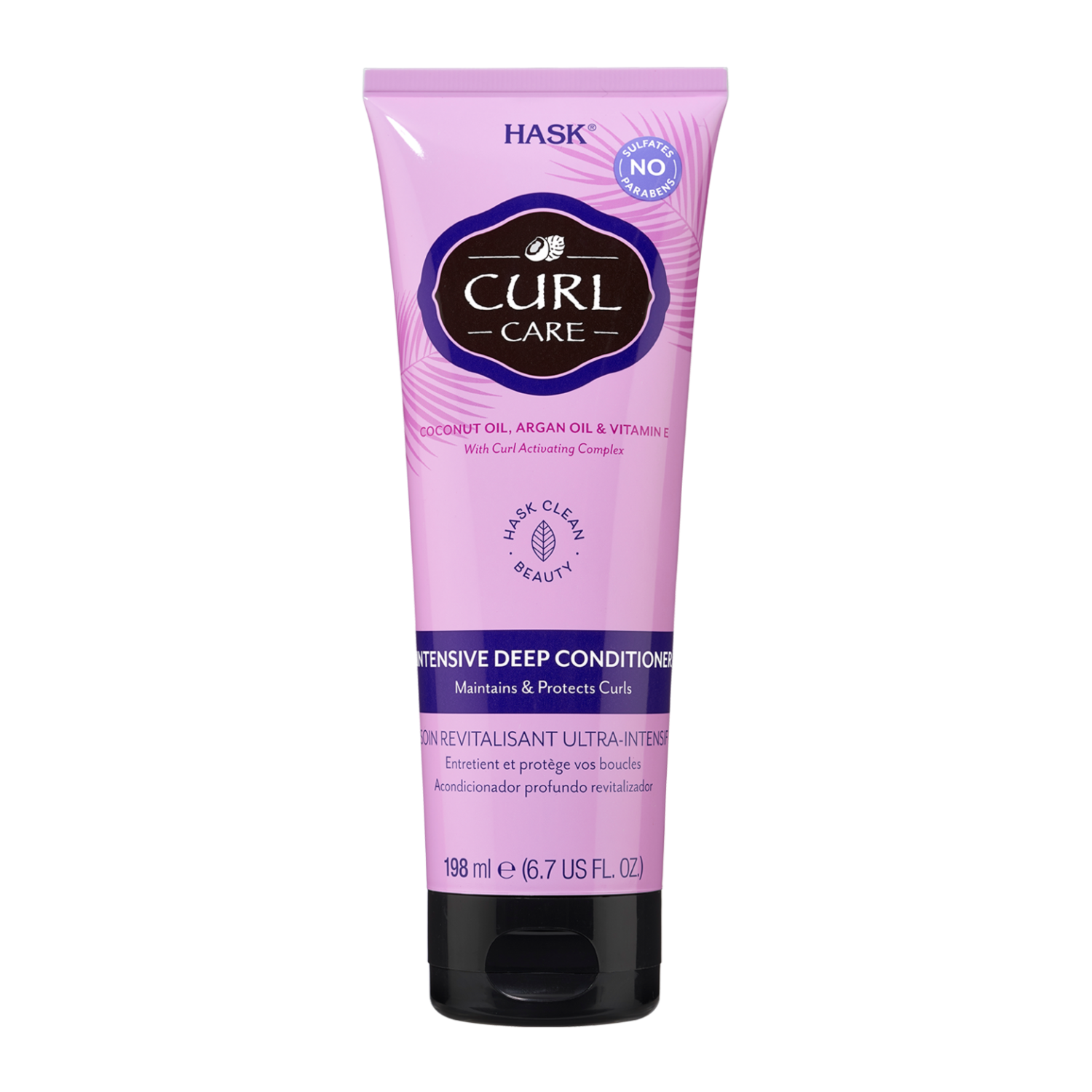Hask Curl Care Intensive Deep Conditioner - Acondicionador Intensivo Para Cabello Rizado 198ml
