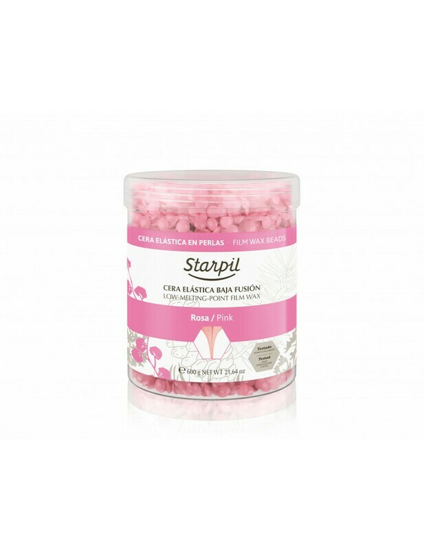 Starpil Cera Elástica en Perlas Rosa Baja Fusión 600g